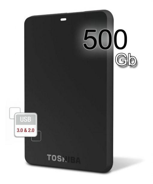 Disco Duro Ext. 500GB 3.0/2.0 Toshiba BASICS