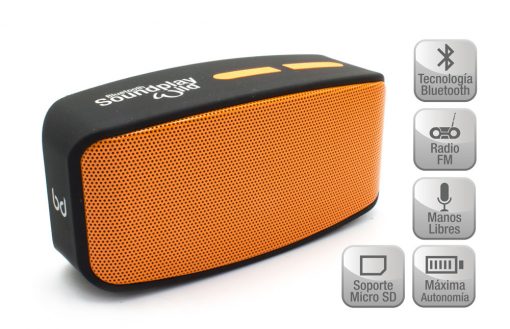Altavoz SoundPlay Wild Bluetooth Naranja Biwond