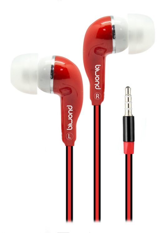 Auriculares MixSou High Quality Rojo Biwond