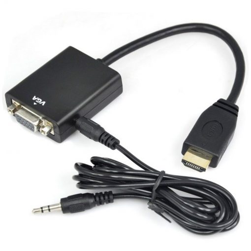 Cable Adaptador HDMI a VGA con Audio