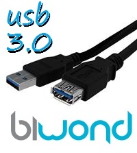 CABLE USB 3.0 3M BIWOND