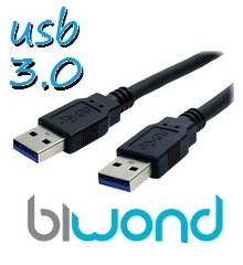 CABLE USB 3.0 1.8M BIWOND