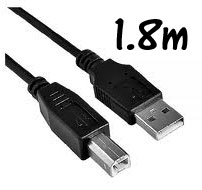 Cable USB 2.0 Impresora 1.8m