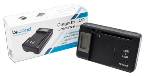 Cargador baterías LCD universal Biwond