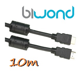 Cable HDMI 10m BIWOND V1.4 Ferrita