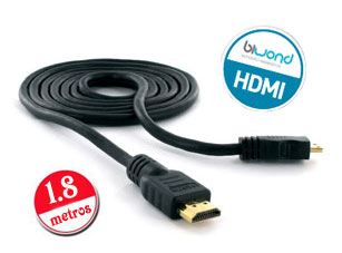 Cable HDMI v1.4 Biwond 1.8m