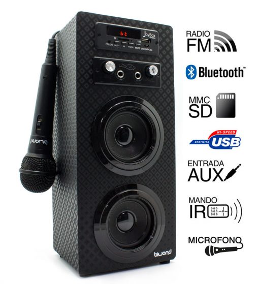 JoyBox Karaoke Bluetooth Negro Biwond