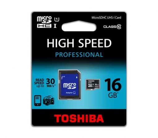 MicroSD 16GB Clase 10 Toshiba