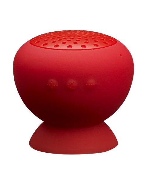 Mini Altavoz+Ventosa Bluetooth Rojo