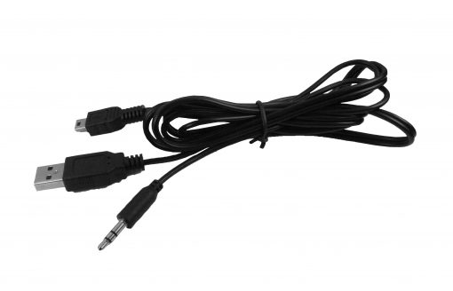 Cable USB - Jack 3.5mm - Mini USB 50cm