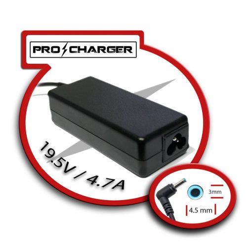Carg. 19.5V/4.7A 4.5mm x 3mm 90W Pro Charger