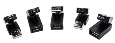 Multi adaptador juego portable USB Negro (5 unds.)