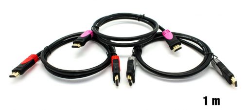 Pack x3 Cable HDMI 30AWG M/M 1 m BIWOND