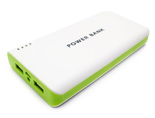 Power Bank 12000mAh LED Doble USB Verde