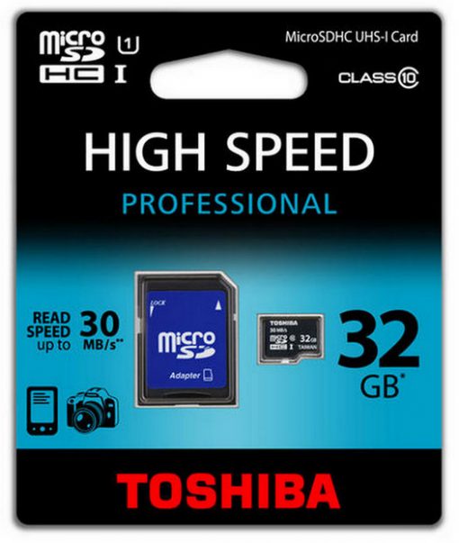 MicroSD 32GB Clase 10 Toshiba