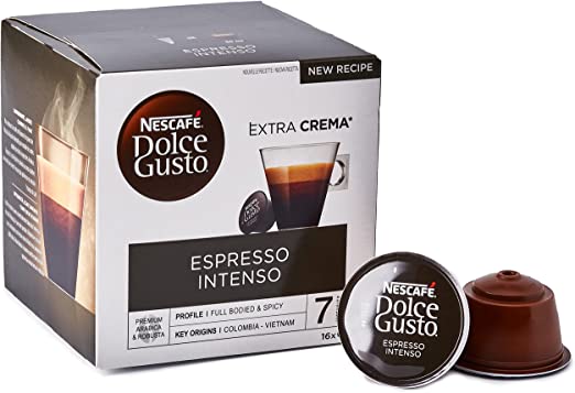Capsula Dolce Gusto 16 Uds Espresso Intenso 3 Pack Piccolo